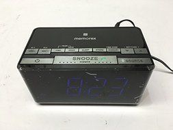 Memorex MC5550 InteliSet NFC Bluetooth Clock Radio + Auxilliary, USB Charging Port + Hands Free Microphone Bluetooth... N4
