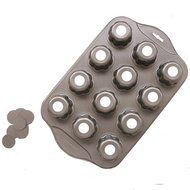 Ancdream 8 Cup Non Stick Muffin Cupcake Cake Loose Bases Baking Trays - Rectangle