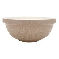 Mason Cash In The Forest Owl Embossed Mixing Bowl, Stone, 2.85-Quart, 10-1/4 by 10-1/4 by 4-3/4 Inches