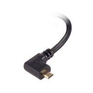MEALINK High Speed 90 Degree Mini HDMI To HDMI Female Cable Adapter HDMI Ver1.4 3D for Digital Camera Tablet 15CM... N6