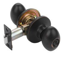 Dynasty Hardware ASP-30-12P Aspen Privacy Door Knob, Aged Oil Rubbed Bronze by Dynasty Hardware