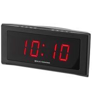 Electrohome 1.8 inch Jumbo LED Alarm Clock Radio with Battery Backup, Auto Time Set, Digital AM/FM Radio &amp; Dual... N6