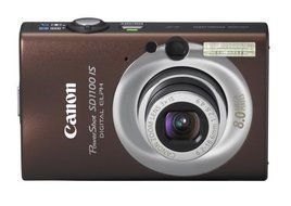 Canon PowerShot SD1100IS 8MP Digital Camera with 3x Optical Image Stabilized Zoom (Brown) N9