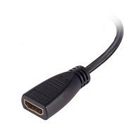 MEALINK High Speed 90 Degree Mini HDMI To HDMI Female Cable Adapter HDMI Ver1.4 3D for Digital Camera Tablet 15CM... N9