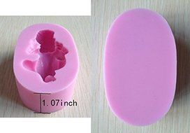 1PCS Silicone Baby 3D Mold Cookware Dining Bar Non-Stick Cake Decorating fondant