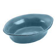 Rachael Ray Cucina Stoneware 2-Quart Oval Baker, Cranberry Red N2