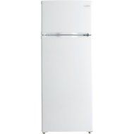Designer 7.4 Cu. Ft. Refrigerator with Top-Mount Freezer, White