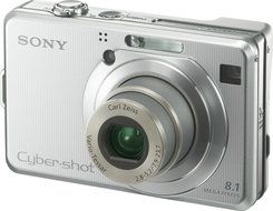 Sony Cybershot DSC-W100 8.1MP Digital Camera with 3x Optical Zoom N8