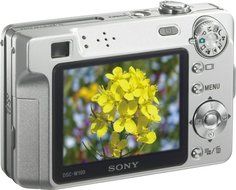 Sony Cybershot DSC-W100 8.1MP Digital Camera with 3x Optical Zoom N9