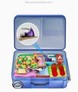 Irons,Mini Travel Iron by IreVoor, Mini Wired Water Spray Steam Electric Iron for Traveling Purple N2