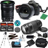 Canon EOS 5D Mark III Camera with 24-105mm IS STM Lens + 75-300mm III Zoom + 2pcs 16GB Memory + Camera Case +...