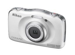 Nikon COOLPIX S33 Waterproof Digital Camera (Blue) N3
