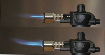 SM&#332;Q Afficio Culinary Butane Torch SMQ-090, Precise Flame Control (Silver)