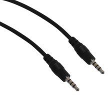 YCS Basics 3 foot 3.5mm male to male 4 conductor N6