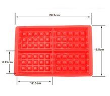 4 Cavity Silicone Waffle Mold, Non-Stick, Easy To Clean, Oven / Microwave / Dishwasher / Freezer safe, Heat Resistant... N2