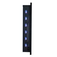 AKDY&reg; 36" Wall Mount Type Tempered Glass 2 Setting Adjustable 1500W LED Backlight 2-in-1 Log &amp; Pebble Interchangeable... N13