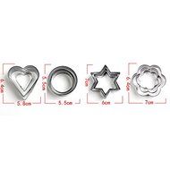 SORCO 12pcs Stainless Steel Biscuit Cookie Cake Egg Pastry Fondant Mold Mould Cutter