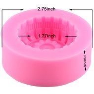 Mujiang Round Tire Silicone Jello Candy 3D Cake Molds Set Of 3 N2