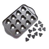 Ancdream 8 Cup Non Stick Muffin Cupcake Cake Loose Bases Baking Trays - Rectangle N2