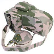 xhorizon TM FL1 Full Protection Bottom Opening Version Protective Leather Camera Case Bag with Tripod Design for... N17