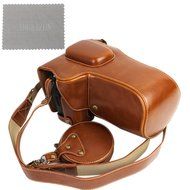 xhorizon TM FL1 Full Protection Bottom Opening Version Protective Leather Camera Case Bag with Tripod Design for... N20
