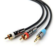 AUX Audio Cable, INNOVAA 3.5mm to RCA (2) Stereo AUX Audio Cable - 20 Feet N6
