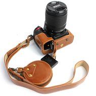 xhorizon TM FL1 Full Protection Bottom Opening Version Protective Leather Camera Case Bag with Tripod Design for... N21