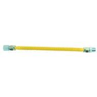BrassCraft CSSL87-12 ProCoat 3/8 FIP x 3/8 MIP x 12 Stainless Steel Gas Connector 3/8 O.D. (48,000 BTU) by BrassCraft