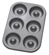Premium Classic 6 Non Stick Mini Cavity Donut Baking Pan and Kitchen Tools Set