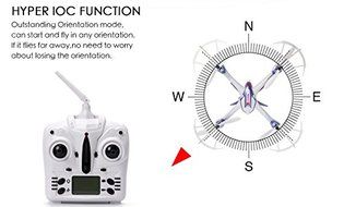 X6 X6 RC Tarantula JJRC Quadcopter Drone with 5MP Camera Full HD 1080 P Camera 2.4 GHz 4CH RTF RC Helicopter With... N5