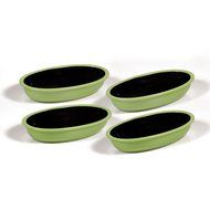 Ovenex 24 oz. Oval Ceramic Baking &amp; Serving Dish &ndash; 4 Pack (Sky Blue) N4