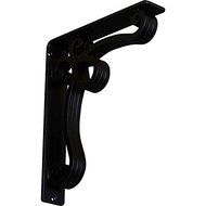 Ekena Millwork BKTM02X10X12TOL 2 W x 10 D x 12 H Orleans Wrought Iron Bracket (Triple Center Brace) by Ekena Millwork