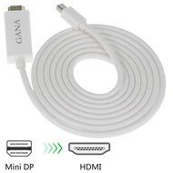 GANA Mini DisplayPort (DP) Male To Female Adapter Cable (Mini DP to HDMI 10ft Black) N13