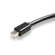 GANA Mini DisplayPort (DP) Male To Female Adapter Cable (Mini DP to HDMI 10ft Black) N14