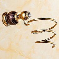 AUSWIND Antique Polished Copper&amp;Marble Hair Dryer Holder Wall Mounted Bathroom Accessories D7 by AUSWIND