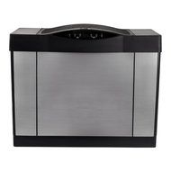 AIRCARE 4DTS 900 Digital Whole-House Console-Style Evaporative Humidifier, Brushed Nickel-Black N3