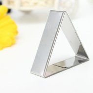 Cake &amp; Cookie Cutters 3 Pcs Triangle Stainless Steel Cookie Cake Biscuit Cutter Mold Set N2
