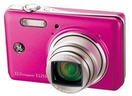 GE 1255W-SL 12MP Digital Camera with 5X Optical Zoom and 3.0-Inch LCD Screen with Auto Brightness (Silver) N9