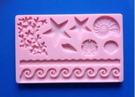HSE Sea Star Food Grade Silicone Handmade Fondant Crafts DIY Mold Cake Decorating