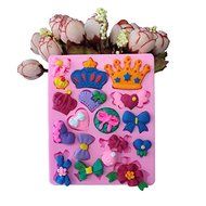 Dachun Silicone Cake Baking Mold Cake Pan Muffin Cups Handmade Bowknot Soap Moulds Biscuit Chocolate Ice Cube...