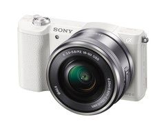 Sony a5100 16-50mm Mirrorless Digital Camera with 3-Inch Flip Up LCD (White) N38