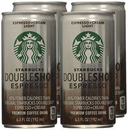 Starbucks Double Shot Espresso Light 6.5 Fl Oz (4 Count)