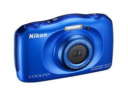 Nikon COOLPIX S33 Waterproof Digital Camera (Blue) N5