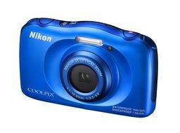 Nikon COOLPIX S33 Waterproof Digital Camera (Blue) N6