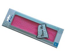 FOUR-C Silicone Lace Mat Decor Cake Mold Side Decorating for Cake Color Pink