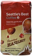 Seattle's Best Toasted Hazelnut Flavored Ground Coffee, 12-Ounce Bags (Pack of 3)