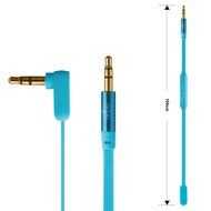 Jabees Universal 3.5mm Replacement Audio Cable with In-Line Remote and Microphone, 3-Feet - Green N13