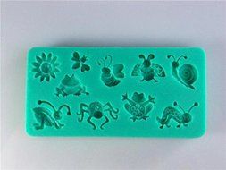 Sun and Cute Little Insects Silicone Mold Fondant Cake Decorating Tools