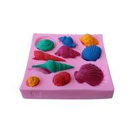 JLHua Conch Shape Decorative Cake Mould Silicone 3D Candy Pastry Mould Chocolate Mold