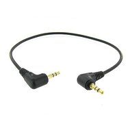Valley Enterprises&reg; 6 inch 3.5mm Male Right Angle to 3.5mm Male Right Angle Audio Cable N2